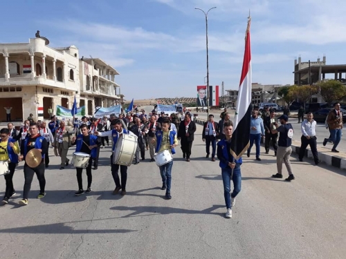 بمناسبة اليوم الوطني للبيئة وبهدف إعادة الغطاء الأخضر للمناطق المحررة مديرية سياحة ادلب تشارك بعدد من الفعاليات البيئية